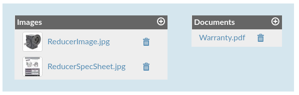 Add Inventory Item Images and Documents